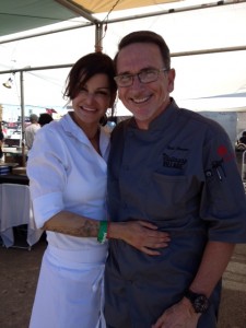 Chefs Carla Pellegrino and Rick Moonen