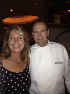 Elaine Harris, Cuisineist Editor-In-Chief and Chef Charlie Palmer