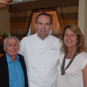 Scott Harris, Master Chef Charlie Palmer , Elaine Harris