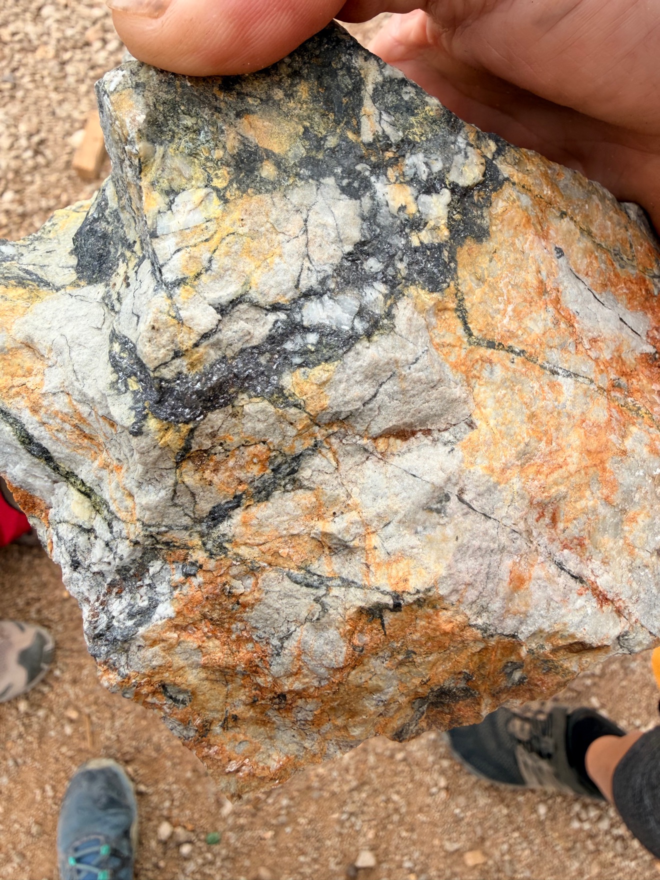 A piece of Tecopa's ore, straight from the mine