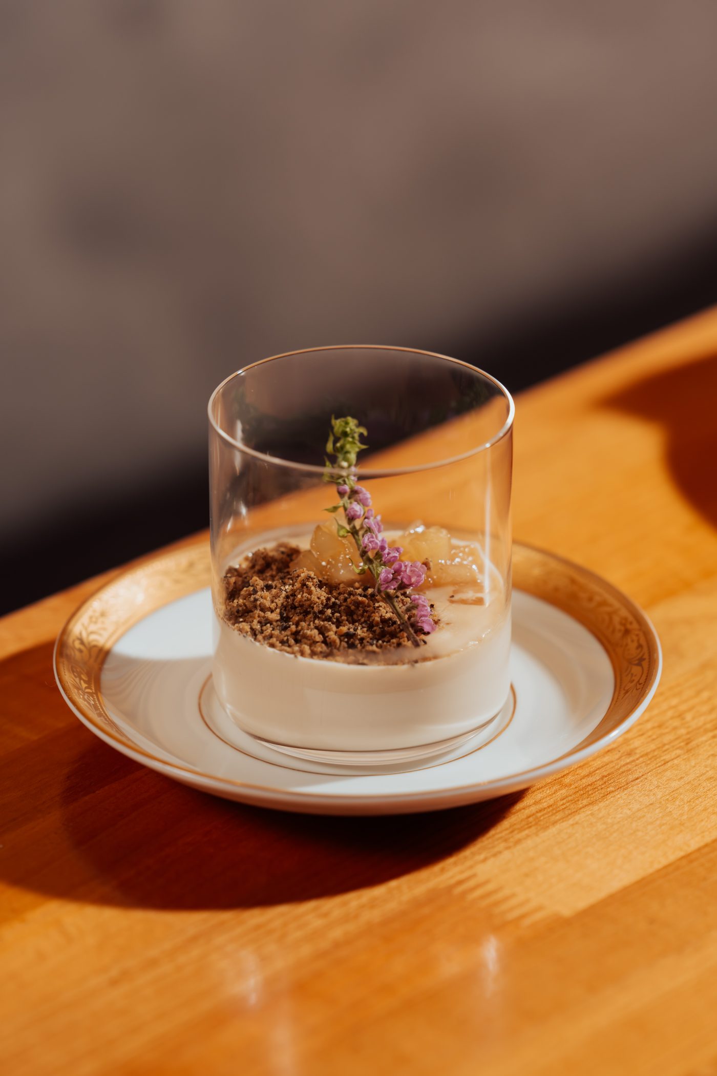 Hojicha Panna Cotta — Photo by Cole Curtis