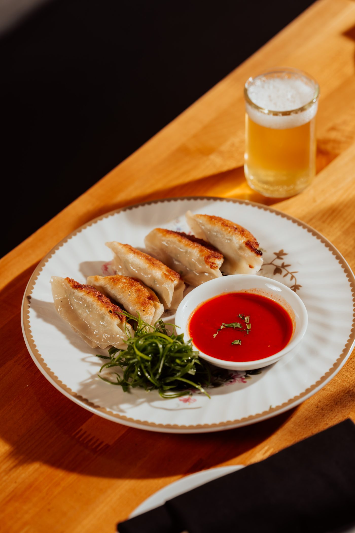Lobster Dumplings — Photo by Cole Curtis